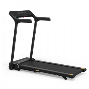 Cardio Equipment- Rear profile view of the Foldable Treadmill DB-2001 in a white background