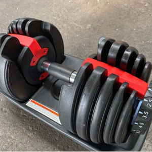 Strength Training Equipment- (300*300)- Adjustable dumbbell placed on the dumbell place-holder