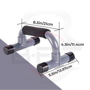 Strength Training Equipment- (300*300)- Single Pushup Stand with dimensions indicated with lines