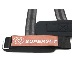 Weight Lifting Gear- (300*300) Image- Superset Weight Lifting Straps with Superset Logo and rear side of rubber strap visible