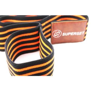 Weight Lifting Gear- (300*300) image-Black and Yellow striped Superset Elbow support straps