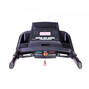 Cardio Equipment- (300*300) image- Front view of the LED Console and handle bar detached from the Foldable Treadmill DB-2003