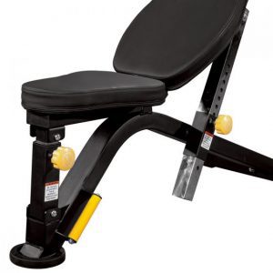 Strength Training Equipment- (300*300)- Cropped profile view of the (Flat/Incline/Decline) Weight Bench DB-1003 shown in white background