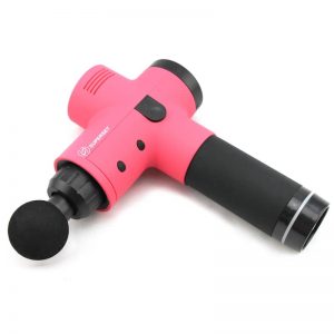 Pink color massage gun