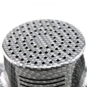 Weight Lifting Gear- (300*300)- Carbon Fiber Superset- S-Fist with view of the top perforated holes