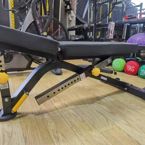 Strength Training Equipment- (300*300)- (Flat/Incline/Decline) Weight Bench DB-1003 with view front part of the lower-frame