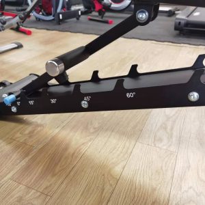 Strength Training Equipment-(300*300)- View of the height adjustment feature of the Adjustable Bench (Flat/Incline/Decline) in gym setting