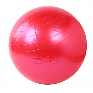 Red color swiss ball