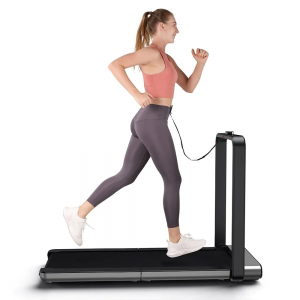 Cardio Equipment- Vertical view of Woman running on the WalkingPad x21 Double-Fold Treadmill