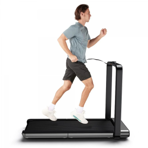 Cardio Equipment- Vertical view of Man running on the WalkingPad X21 Double-Fold treadmill