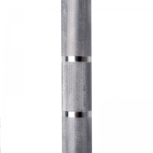 Strength Training Equipment- (300*300)- Close view of the knurling and knurl marks of the 220cm 20KG Olympic Bar