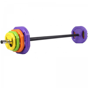 Colorful studio pump weight set 40KG weight