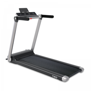 Cardio Equipment- Rear profile view of the Assemble-Free Foldable Treadmill (14KM/H) in white background