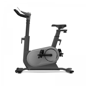 Exercise Bike Trainer-(300*300)- Side view of the Smart Magnetic Resistance Upright Exercise Bike in white background