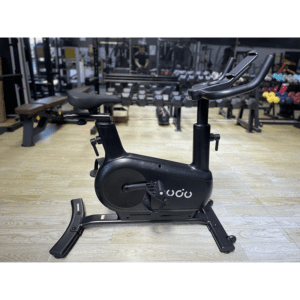 Exercise Bike Trainer-(300*300)- Side view of the Smart Magnetic Resistance Upright Exercise Bike in gym setting