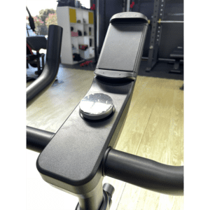Exercise Bike Trainer-(300*300)- View of the handle and LCD console of the Smart Magnetic Resistance Upright Exercise Bike