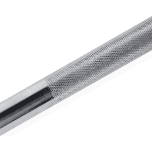 Strength Training Equipment- (300*300) Image- Close up view of the 150cm Olympic Bar with knurling visible