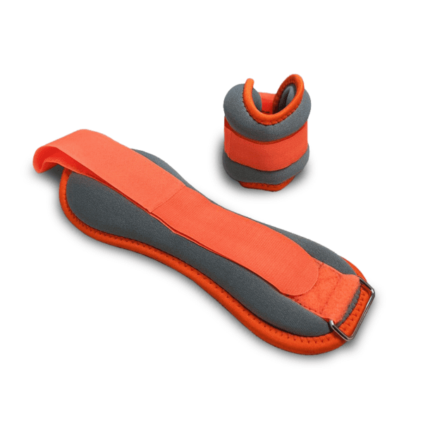 Orange color ankle wrist sandbags with adjustable straps 300x300 Resolution