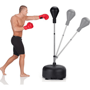 Boxer punching boxing speed reflex training punch ball