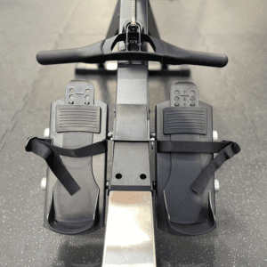 Air rower Adjustable pedals with straps