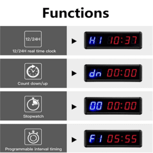 GYM Timer functions details