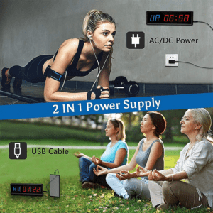 2 in 1 power supply with GYM timer