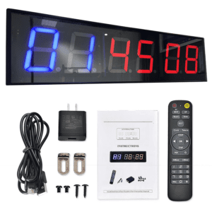LED Digital timer product with full accessories. 600x600 resolution