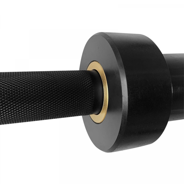 Olympic Bar (1500lb/220cm/20kg/8 Bearings/Black Zinc Coated) - Image 2