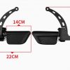 Lat Pull Down Handle Twin Handles Gym Pulley Cable Machine Attachment Black - Image 2