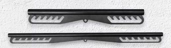 Lat Pull Down Handle Twin Handles Gym Pulley Cable Machine Attachment Black - Image 5
