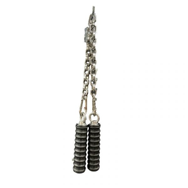 Steel Triceps Pushdown Chain Attachment with Stainless Steel Chains (Sold in Pairs) - Image 5