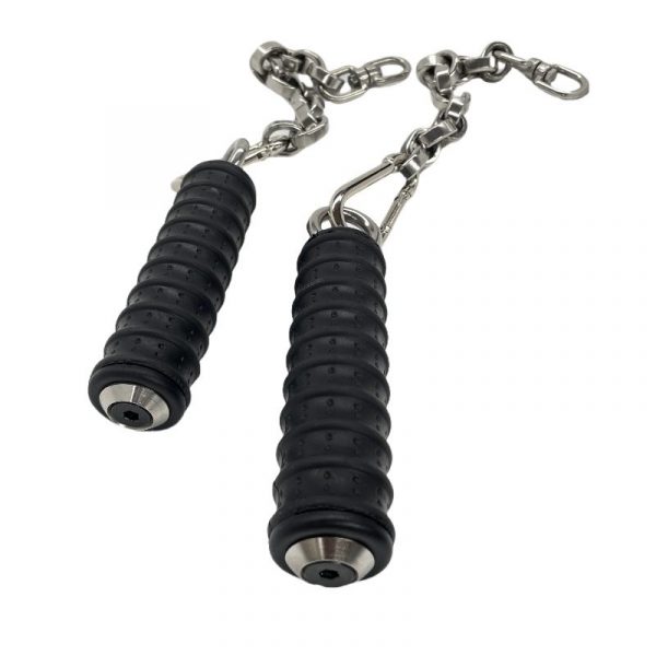 Steel Triceps Pushdown Chain Attachment with Stainless Steel Chains (Sold in Pairs) - Image 3
