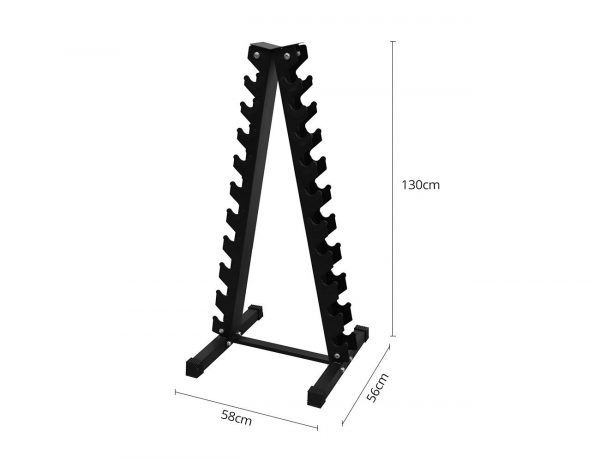 ClimbFit Dumbbell Rack (10 pairs) - Image 2