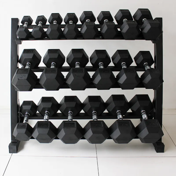 3-Tier Steel Dumbbell Rack(110 cm) - Image 4