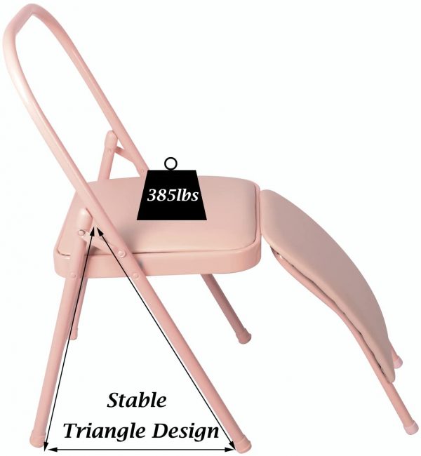 Premium Yoga Chair (Pink) - Yoga Product - Image 3