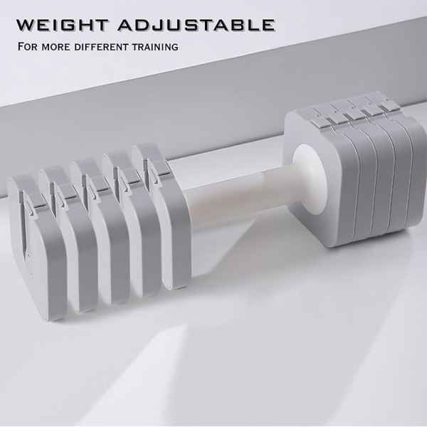 Qubic Adjustable Dumbbells 1-5Kg Pink/Grey (Sold as a Pair) - Image 3