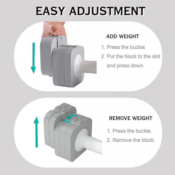 Qubic Adjustable Dumbbells 1-5Kg Pink/Grey (Sold as a Pair) - Image 4