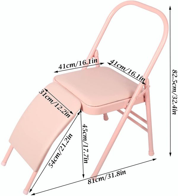 Premium Yoga Chair (Pink) - Yoga Product - Image 6