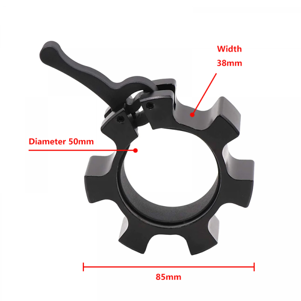 Aluminium Lock Jaw Barbell Collars - Image 2
