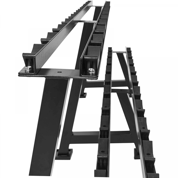 Heavy Duty 2 Tier Dumbbell Rack - Image 4
