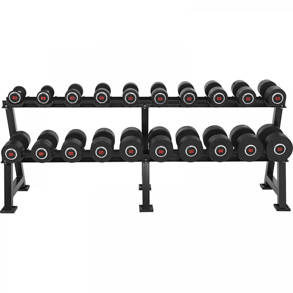 Heavy Duty 2 Tier Dumbbell Rack - Image 6