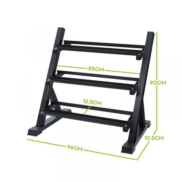 3-Tier Dumbbell Rack(95 cm) - Image 2