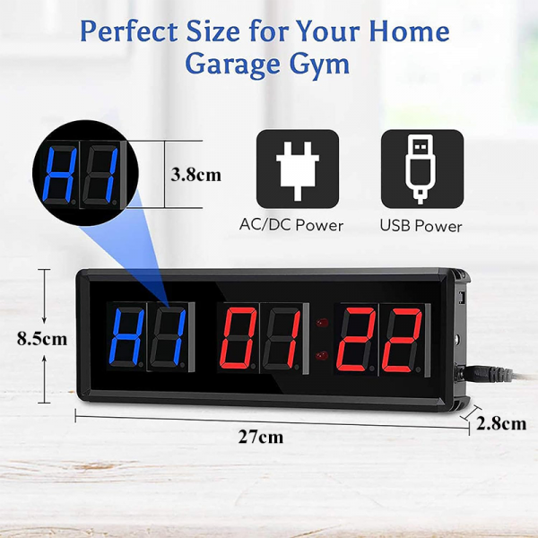 LED Multi-Function Clock (10-inch Screen) - Image 2