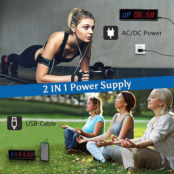 LED Multi-Function Clock (10-inch Screen) - Image 5