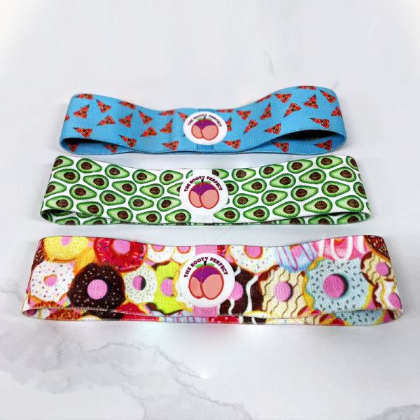 Hip Resistance Band (Green/Pink/Blue) - Image 2