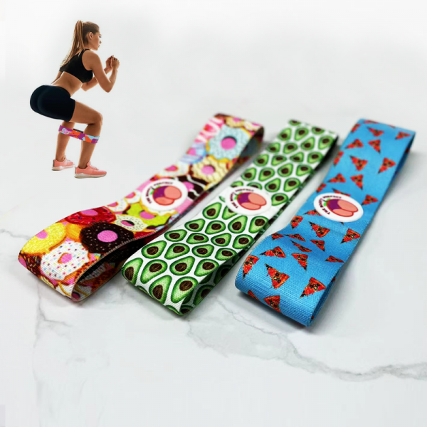 Hip Resistance Band (Green/Pink/Blue)