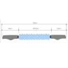 Muscle Massage Roller Stick (Blue) - Image 3