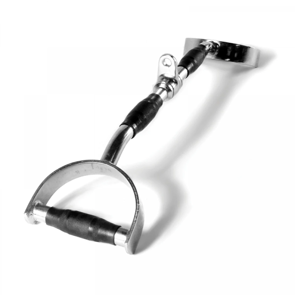 Wide Neutral Grip D Handle Pull Down Rowing Bar/Cable Attachments (62cm)