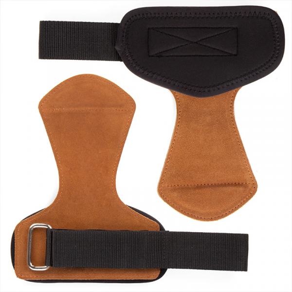 Anti-Skid Cowhide Weight Lifting/Chin-up Grip Pads (Palm Fit)