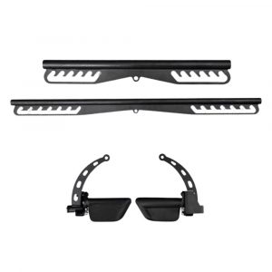 Lat Pull Down Handle Twin Handles Gym Pulley Cable Machine Attachment Black